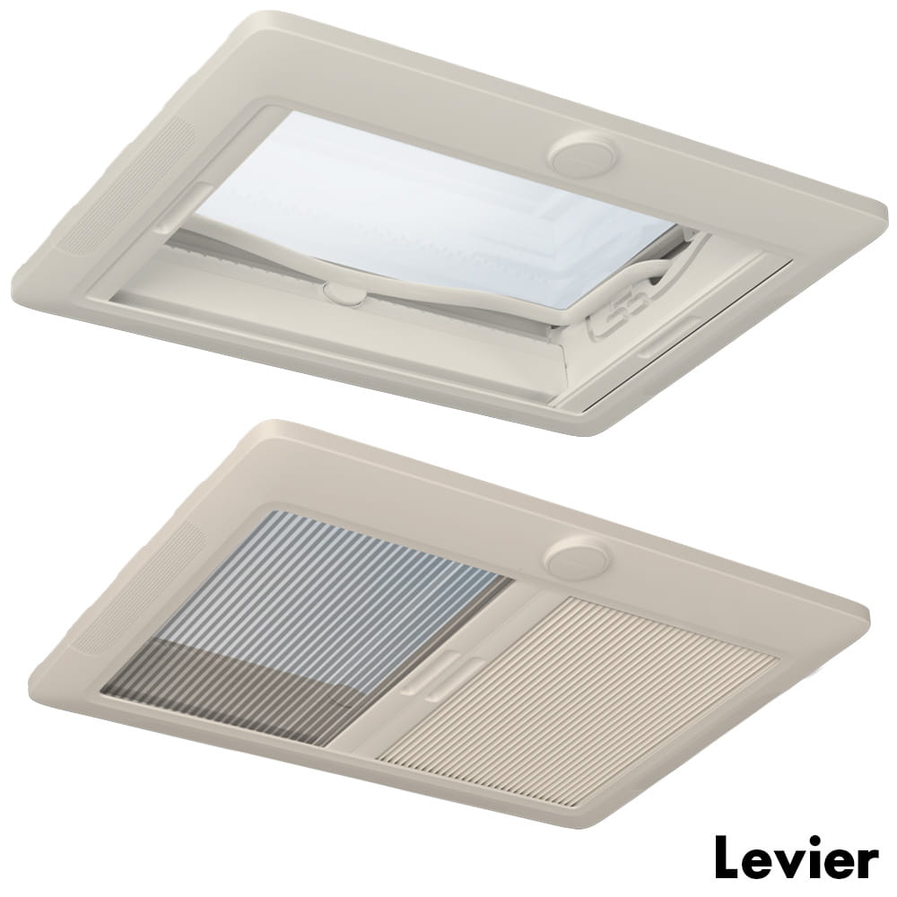 Lanterneau DOMETIC Midi Heki Style Blanc 700x500