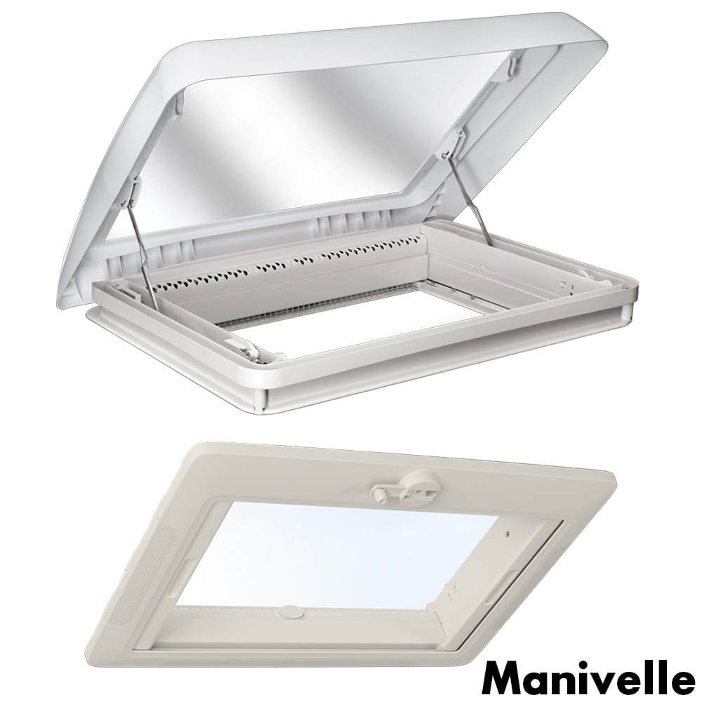 Lanterneau DOMETIC Midi Heki Style Blanc 700x500