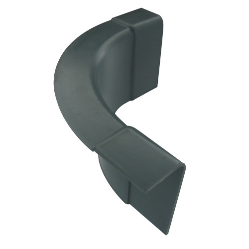 Coin de contre-cadre 60 mm coloris gris 