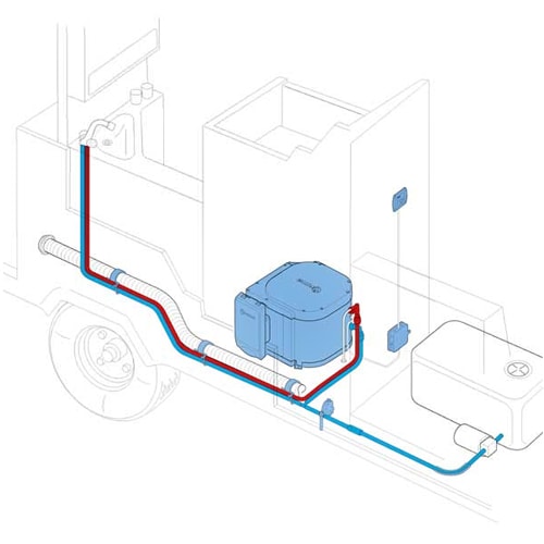 Boiler Gaz et Gaz lectrique BG10 Truma 12V 10 L 