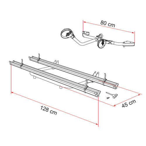 Porte vlos Fiamma carry bike GARAGE