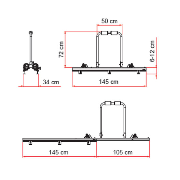Porte vlos FIAMMA Garage Slide Pro Bike 