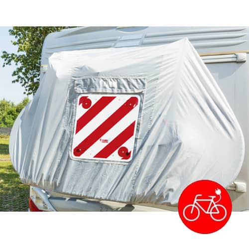 Bâche porte vélo pour camping car - Équipement caravaning