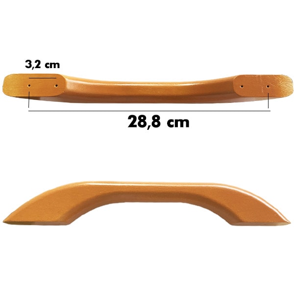 Main courante en bois d'rable 35cm