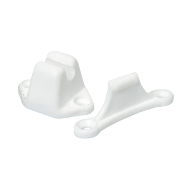 Arrt de porte en plastique blanc