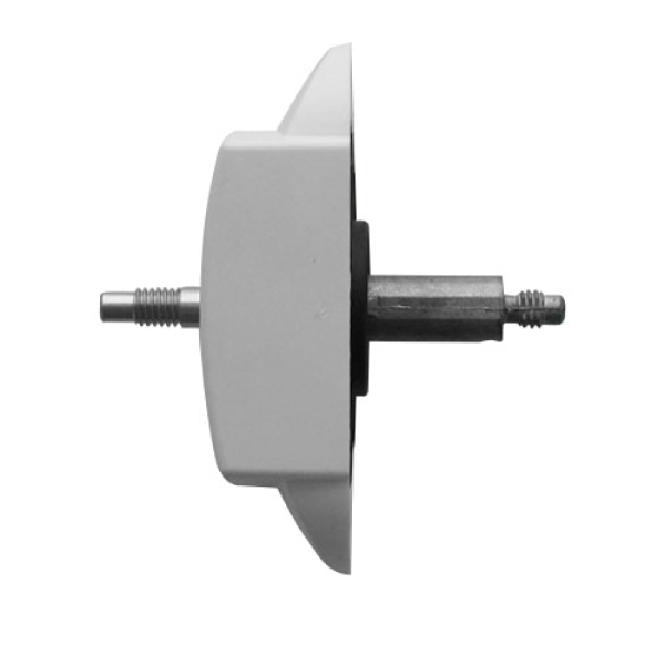 Serrure de porte 1 point blanche