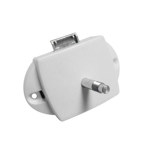 Serrure de porte 1 point blanche