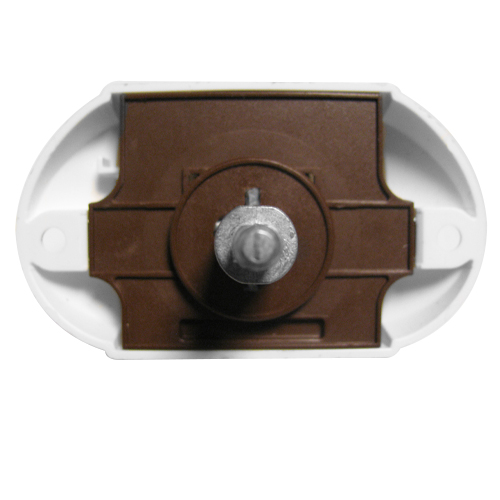 Serrure de porte 1 point blanche