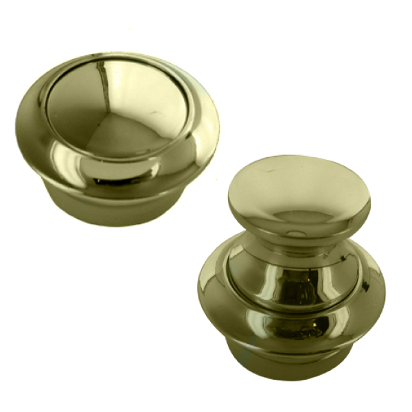 Bouton et rosace dore