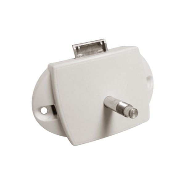 Serrure de porte 3 points blanche