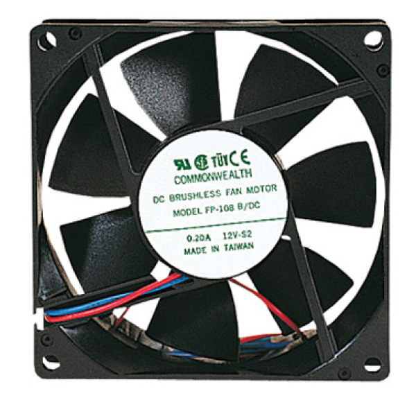 Ventilateur simple 12V, 95x95 avec sonde thermique