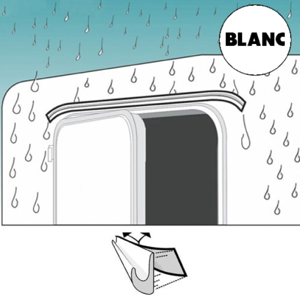 DRIP RAIL Mini gouttire BLANC de 0.75  10m