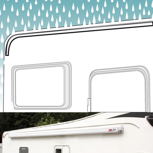 DRIP STOP 300 Mini gouttire 3m BLANC