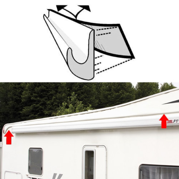 DRIP STOP 300 Mini gouttire 3m BLANC