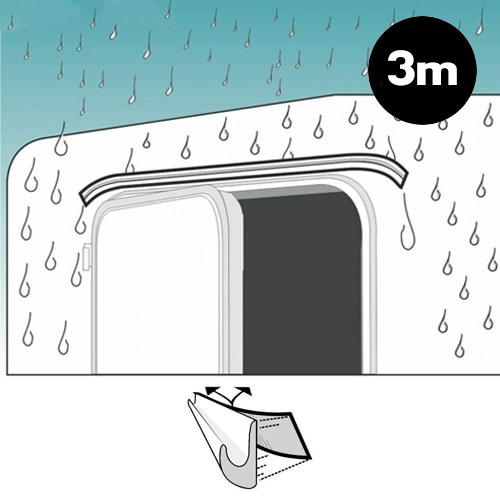 DRIP STOP 300 Mini gouttire 3m BLANC