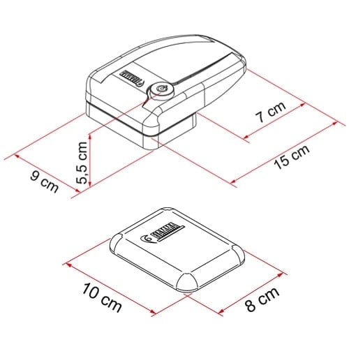 Serrure Fiamma Safe Door Blanche