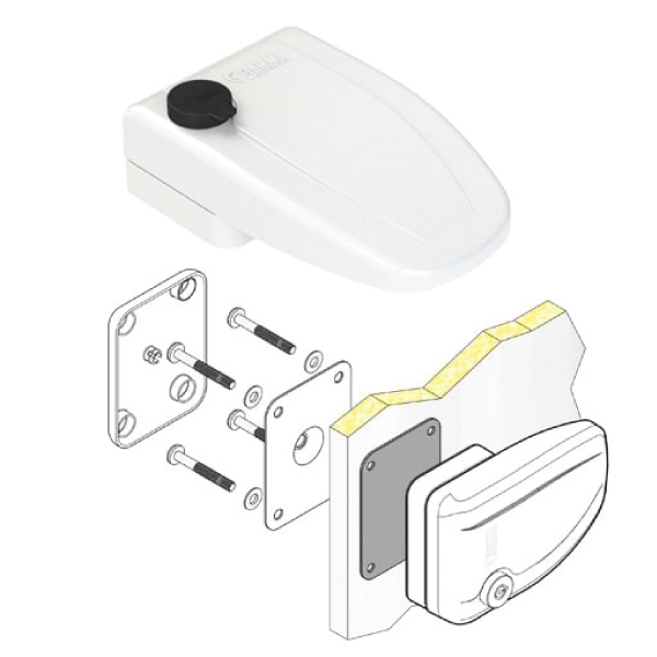 Serrure Fiamma Safe Door Blanche