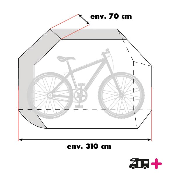 Housses porte-vélos Équipements et accessoires pour camping-cars et  caravanes - RoadLoisirs