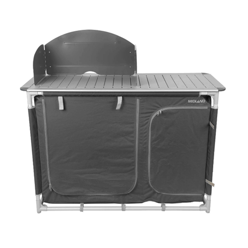 Meuble de cuisine XL avec évier - Idéal en camping, tente, auvent