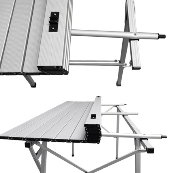 Table de camping alu 120x70cm