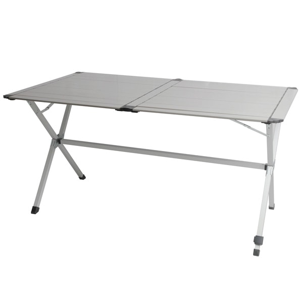 Table de camping aluminium 1400x800x700H avec sac de rangement