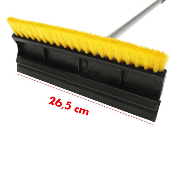 Raclette Télescopique Pour Rétroviseur Voiture - Manche 98 Cm - Caoutchouc Souple - Universelle