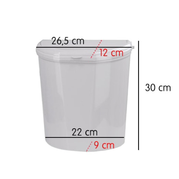 Poubelle PILLAR 5.5L