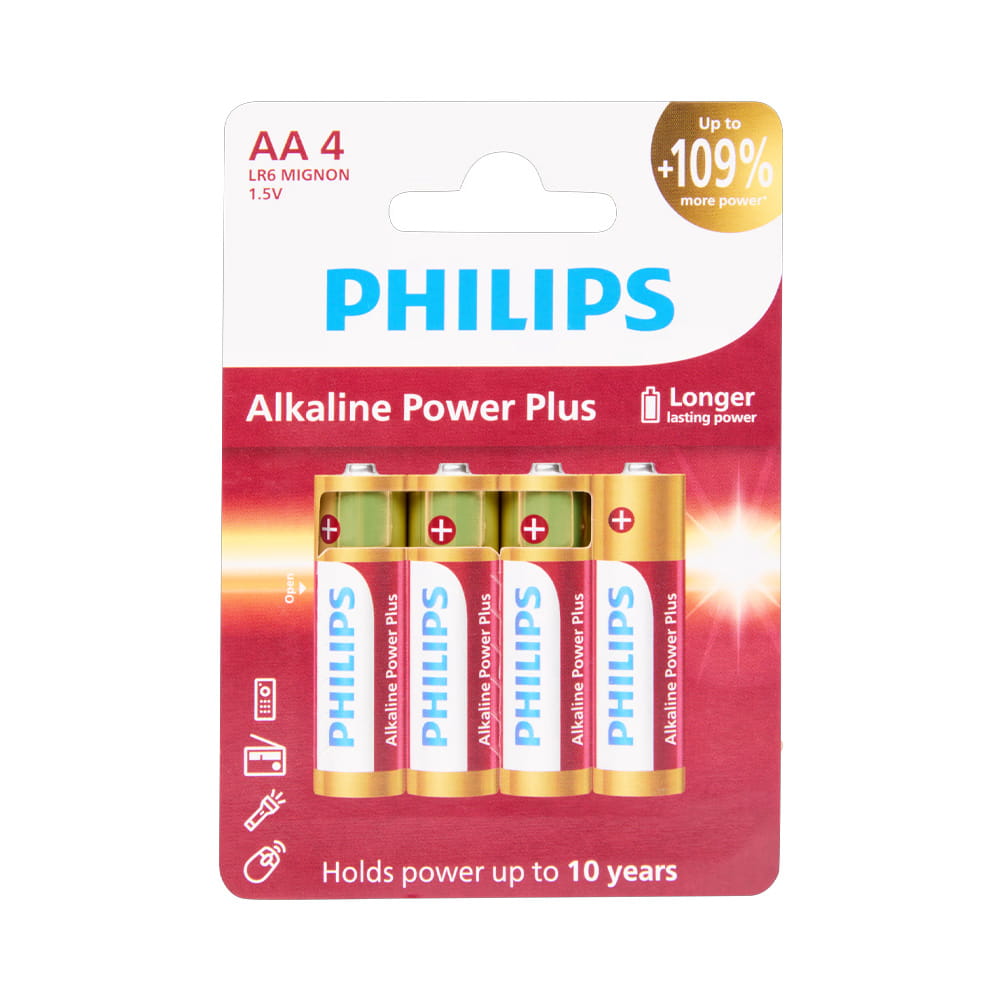 Piles 1,5V type LR6 - Lot de 4