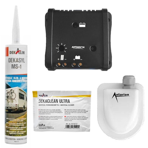 Panneau solaire ANTARION 130W + rgulateur et kit collage OFFERT