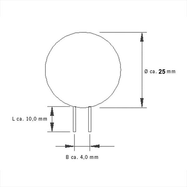 Ampoule LED G4  135 Lumens  1W5 12V 25mm