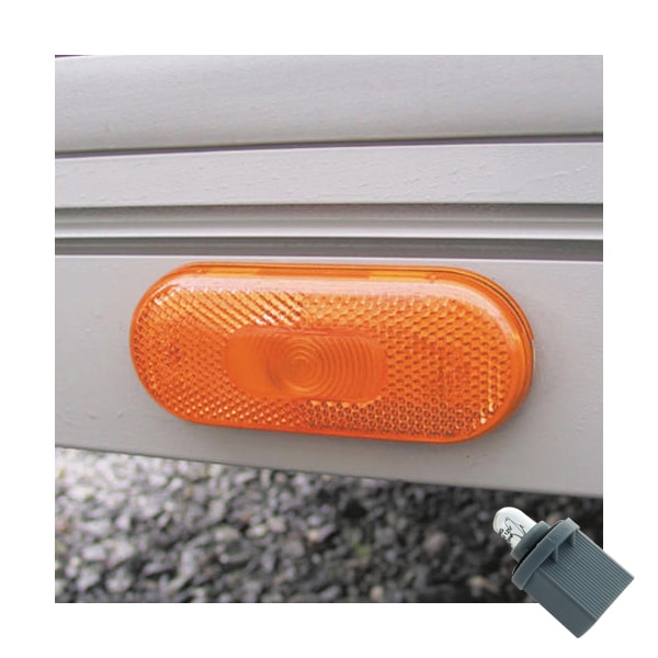 Feu de gabarit latral Jokon orange 110x18x45 mm
