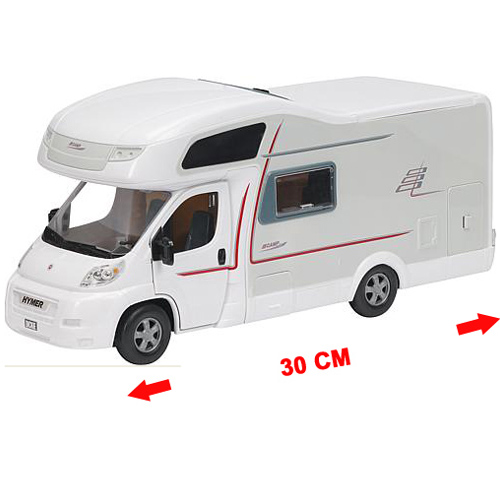 Camping-car Hymer avec figurines et accessoires Motor & Co : King