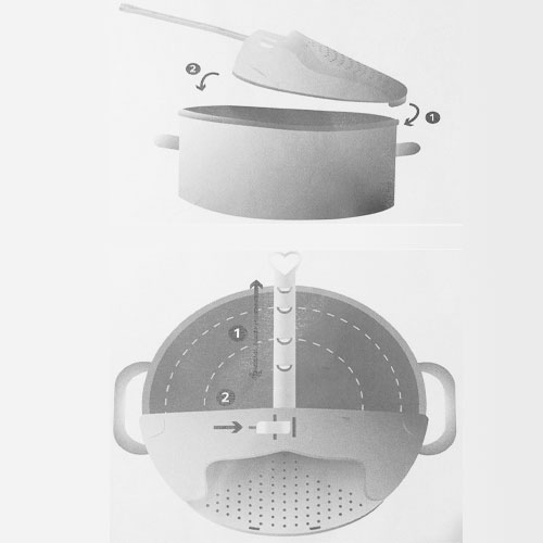 Passoire pour casserole de 18  26 cm