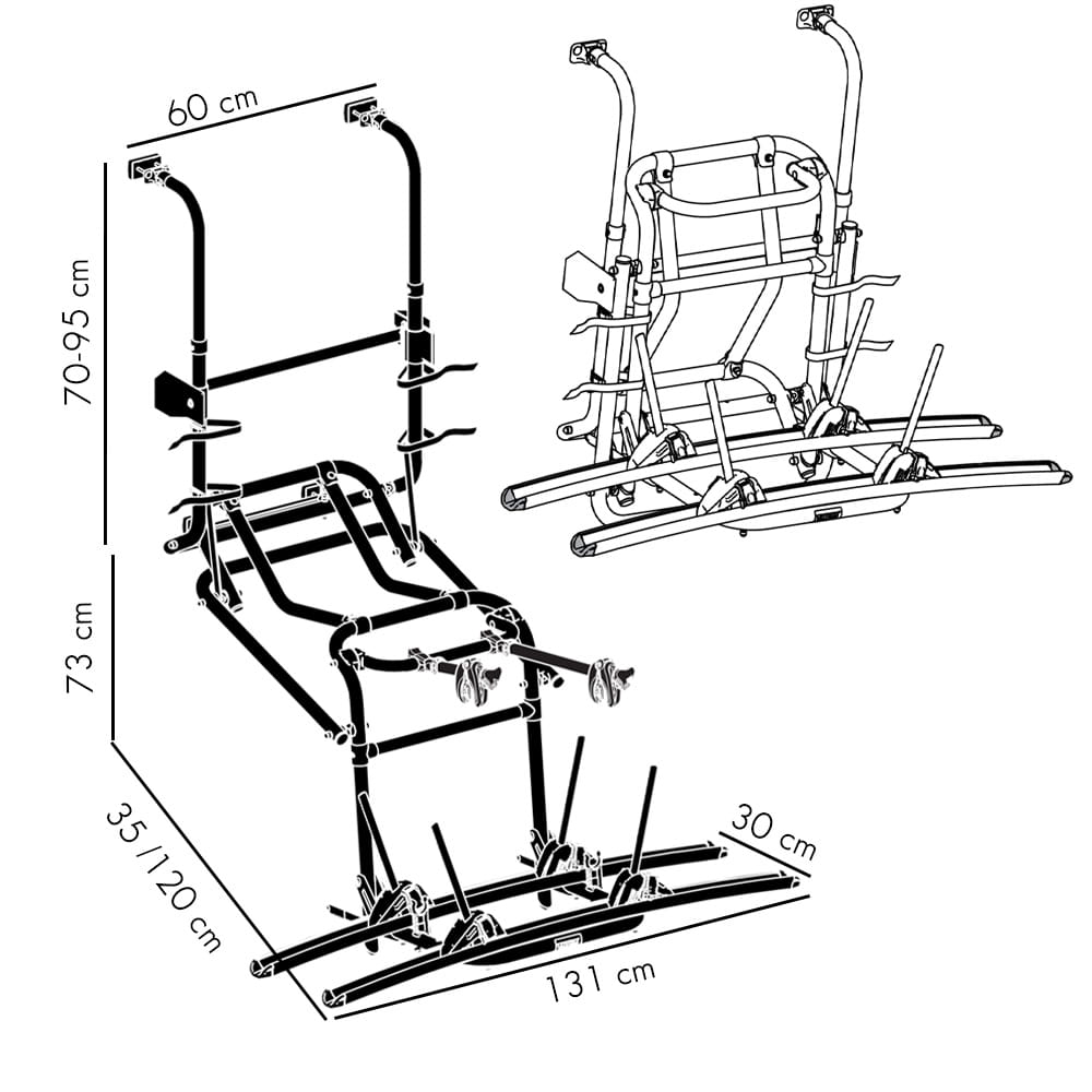 Porte-v�los T�lescopique Lift V16 Manuel THULE 