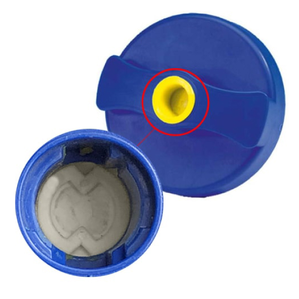 Bouchon d'eau FAP HSC bleu