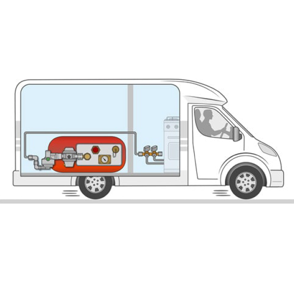 Dtendeur Gaz Caramatic DriveOne GOK horizontal