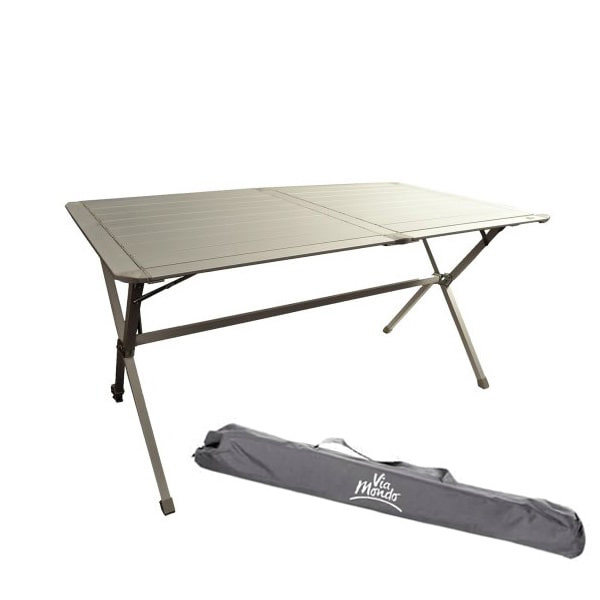 Table de camping alu 110x70cm 