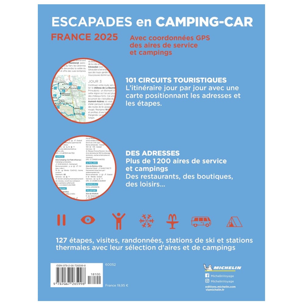 Guide Escapades en Camping-car France 2025 + Carte offerte