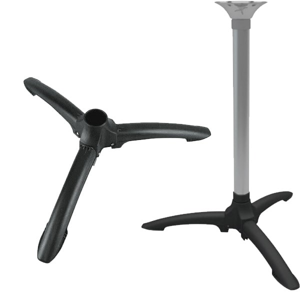 Trpied pour pied de table colonne 