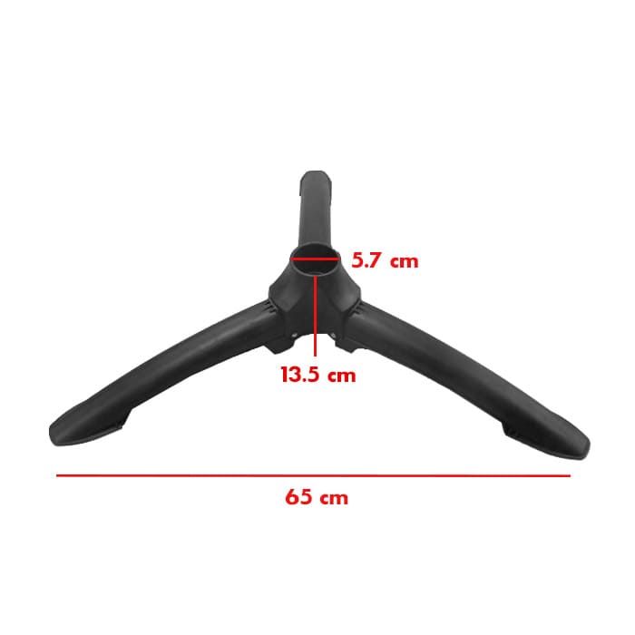 Trpied pour pied de table colonne 