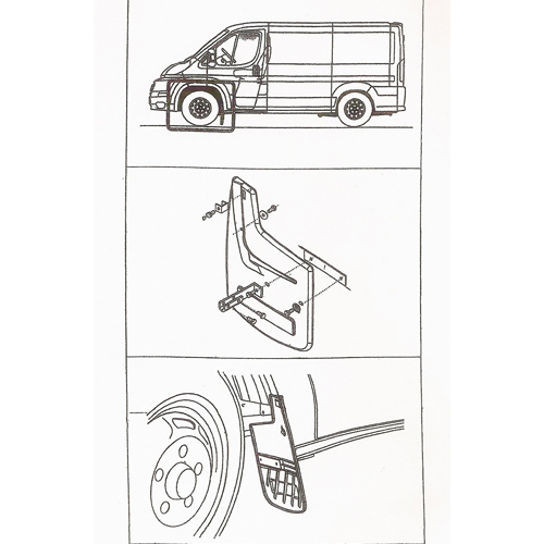 Bavettes avant Ducato de 2007  2025