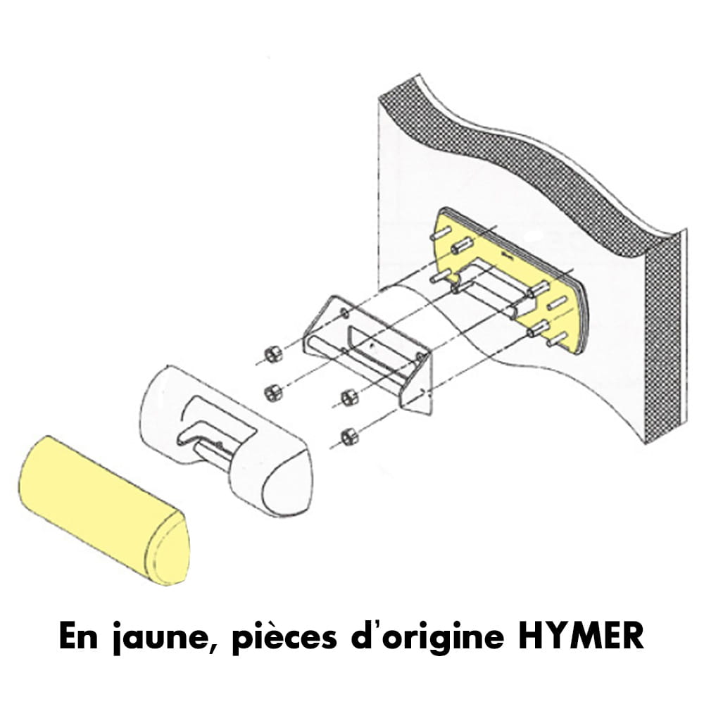 Adaptateurs porte v�los Hymer de 2003 � 2026
