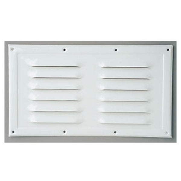 Grille aluminium blanche 130 x 230 mm