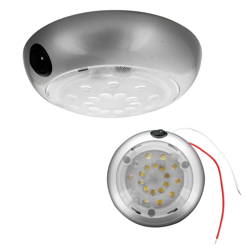 Plafonnier 20 LED 12V 1.4W 140mm avec interrupteur