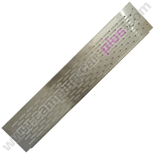 Grille INOX pour aeration de  four  gaz 528 X 106 MM