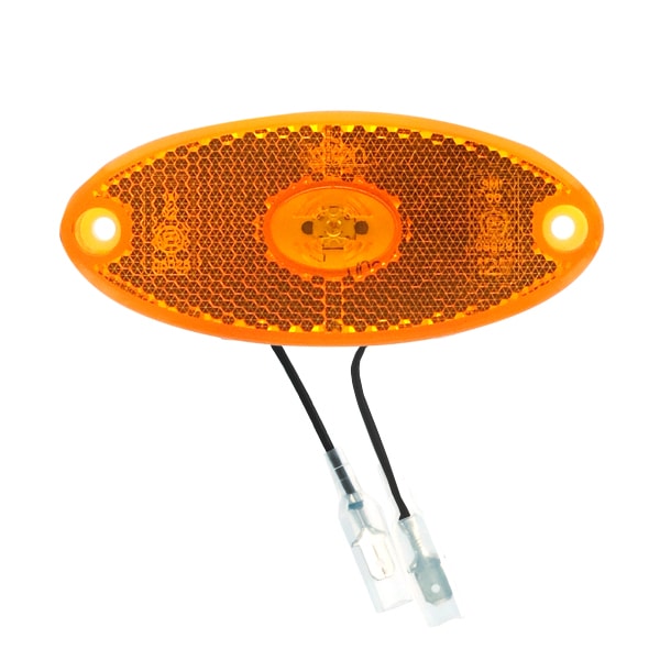 Feu Flash LED ovale - à coller