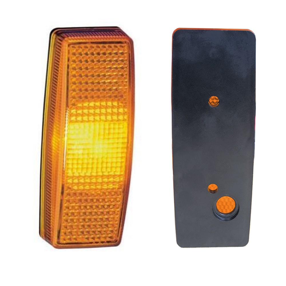 Feu gabarit latral AJ.BA orange 112X42x25mm