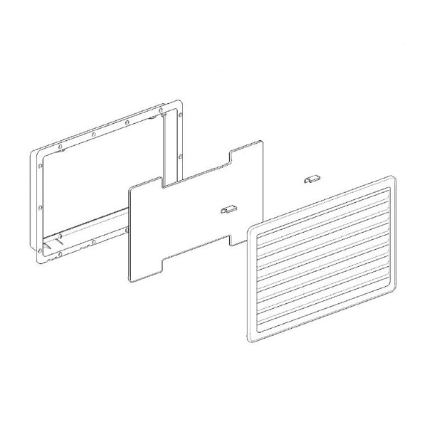 Cache grille Thetford Grand Modle Blanc