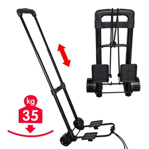 Porte tout pliant  roulettes 35kg Mini Rolly