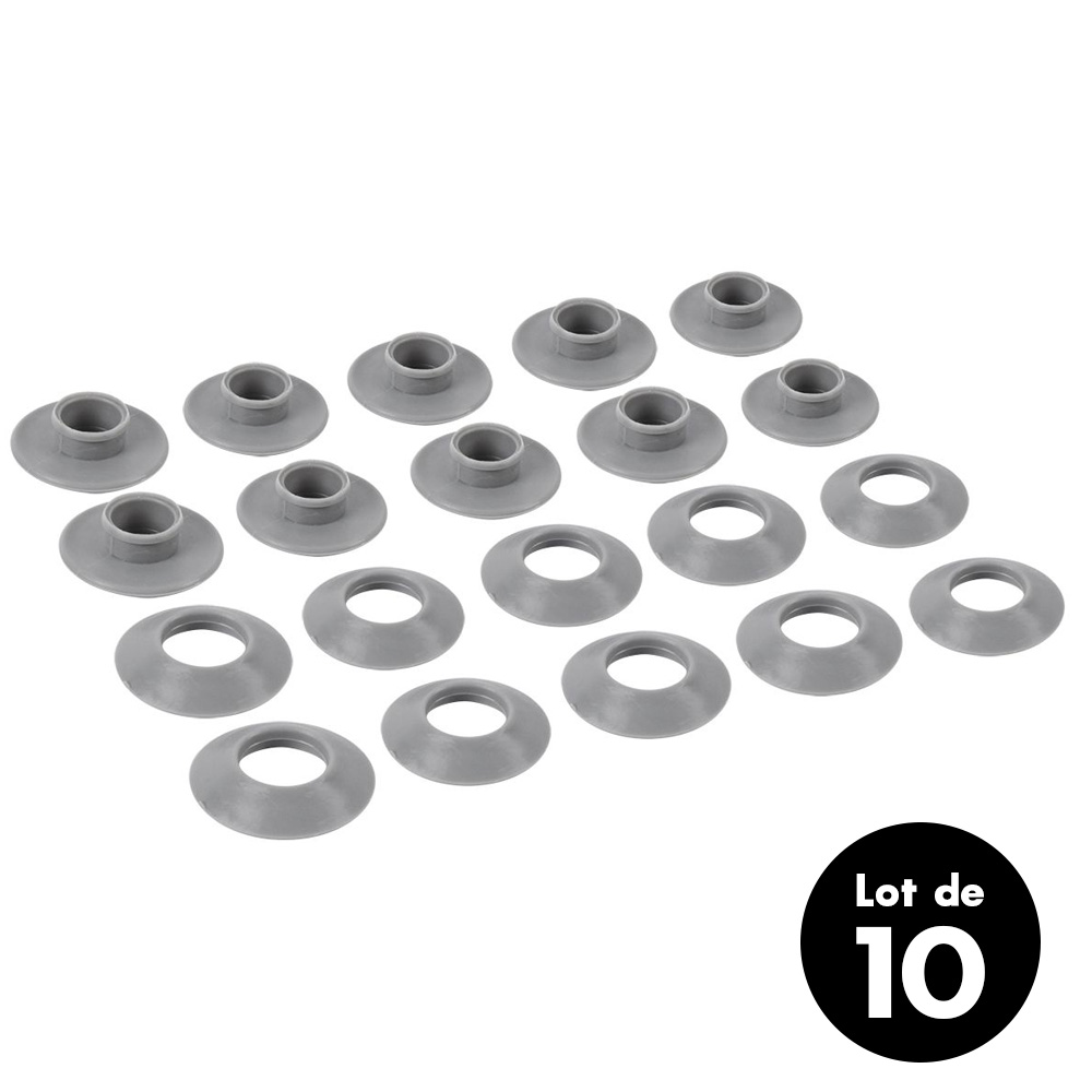 avis sur Lot de 10 oeillets avec rondelles